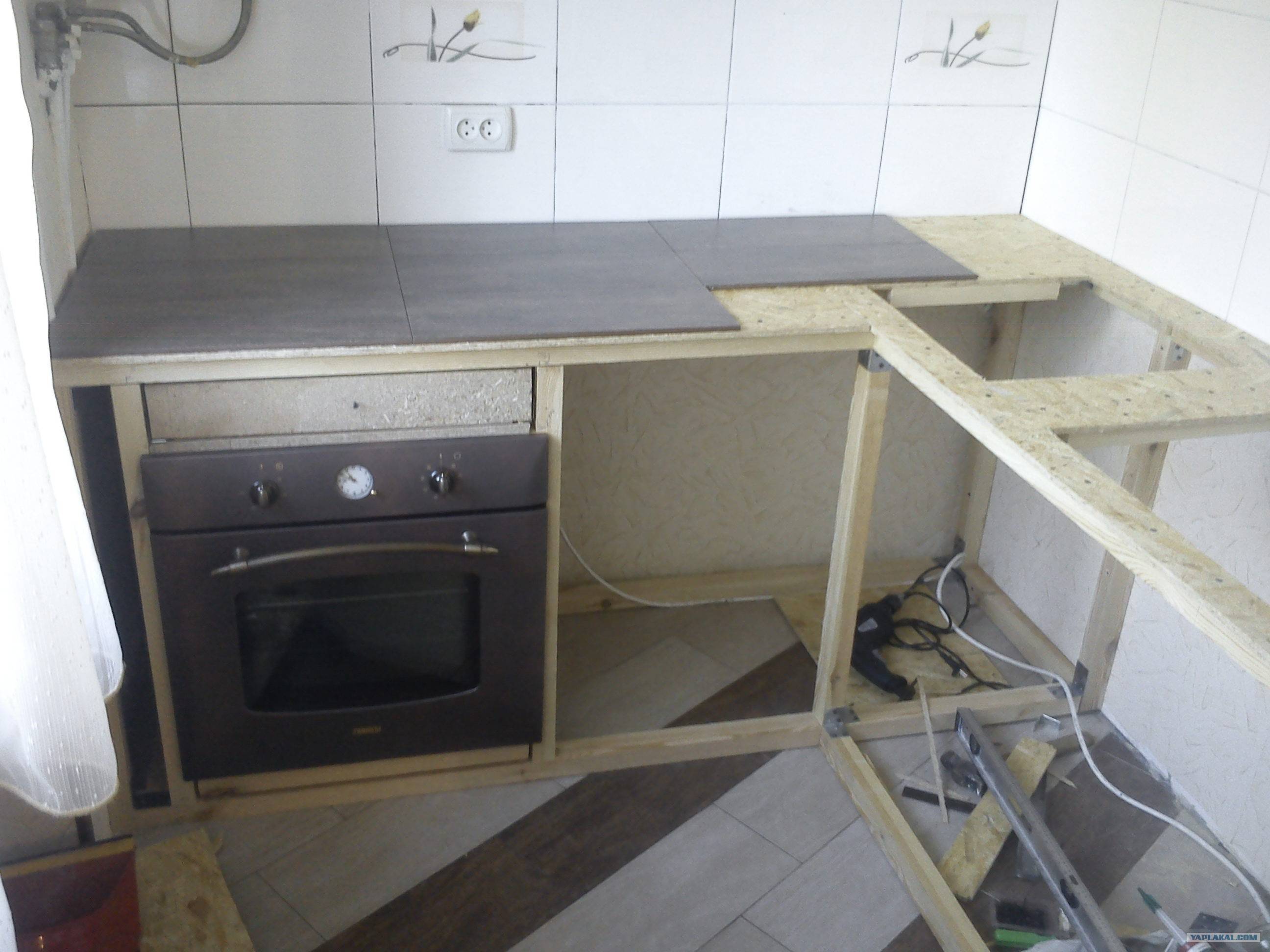 Кухня своими руками: пошаговая инструкция по изготовлению мебели, чертежи кухонного гарнитура