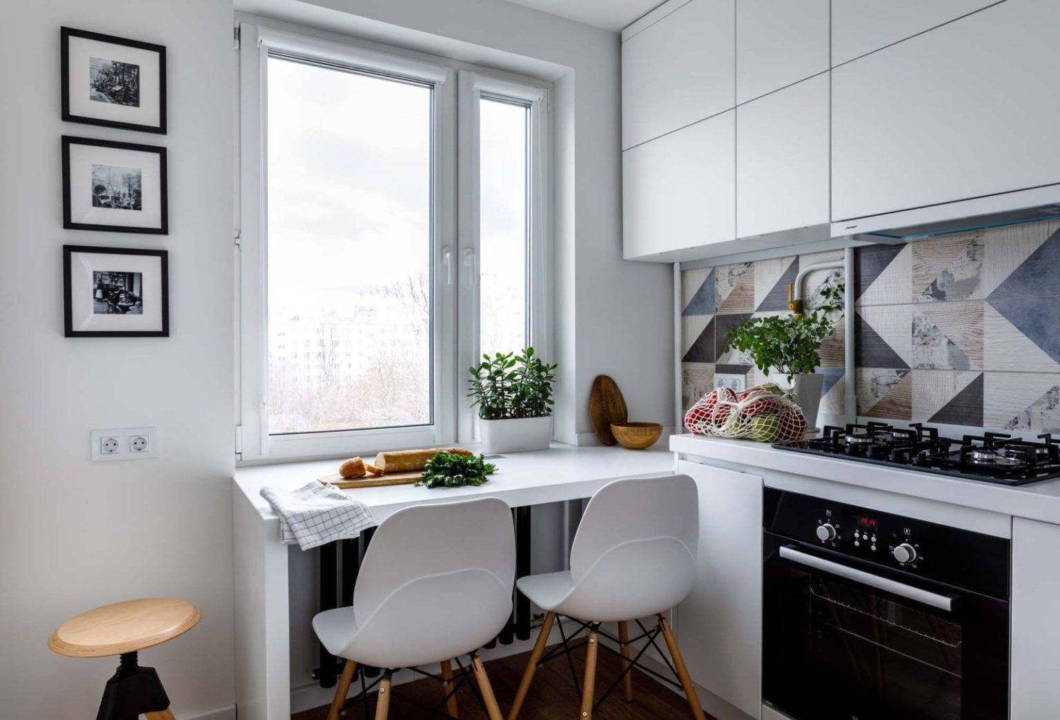Подоконник столешница на кухне: использование окна в интерьере гарнитура