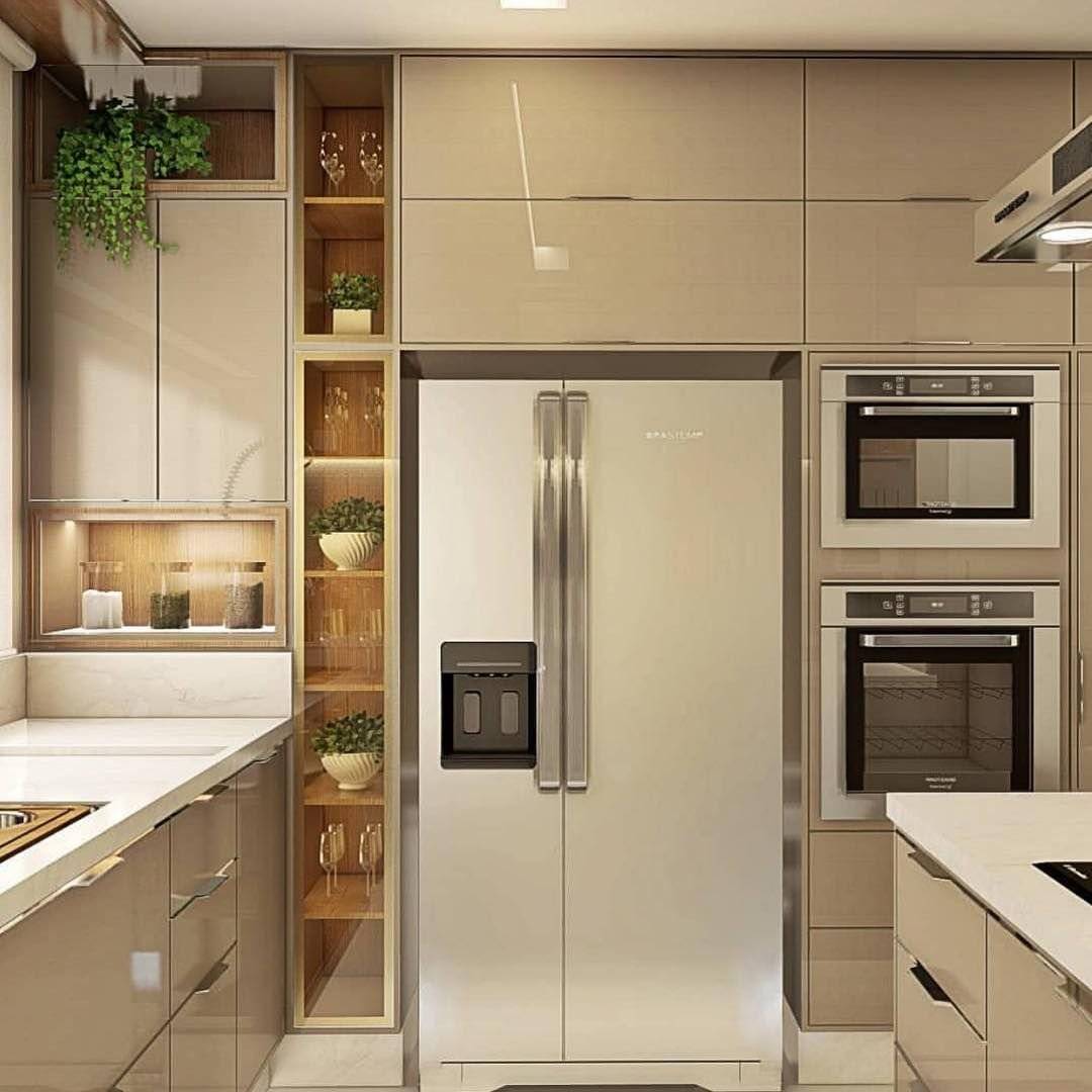 Холодильник на кухне: 100 фото и видео описание правил размещения холодильника