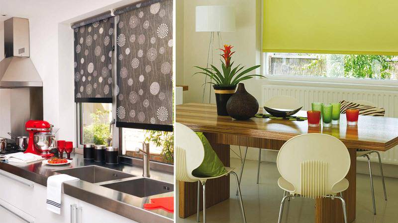 Рулонные шторы на кухню: какие лучше выбрать на пластиковые окна, фото в 2021