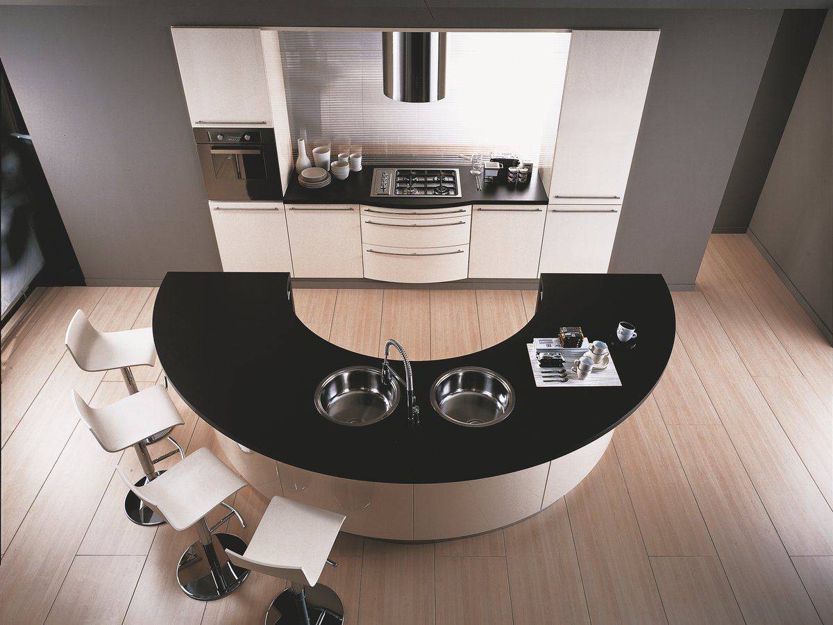 Круглые столы для кухни: фото, виды, материалы, цвет, варианты расположения, дизайн