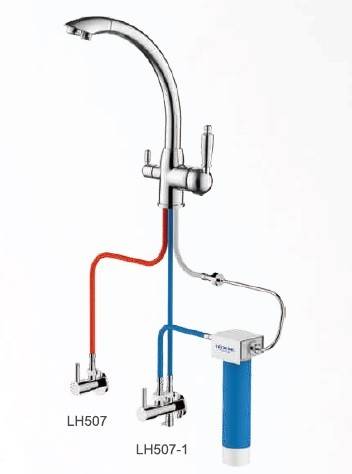 Кран для фильтра питьевой воды, ремонт краника для фильтрованной воды, кран букса для фильтра аквафор