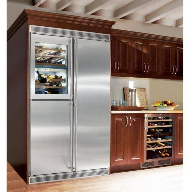 Дизайн кухни с холодильником: расположение, цвет, стиль, фото-идеи