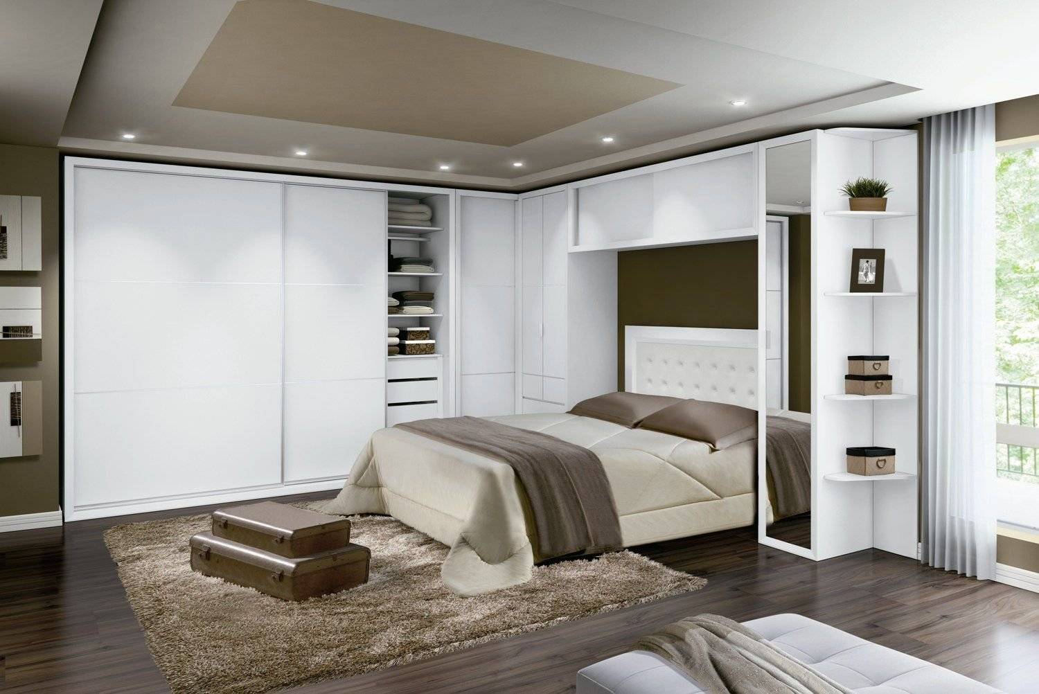 Дизайн маленькой спальни: 5 идей и 99 фото