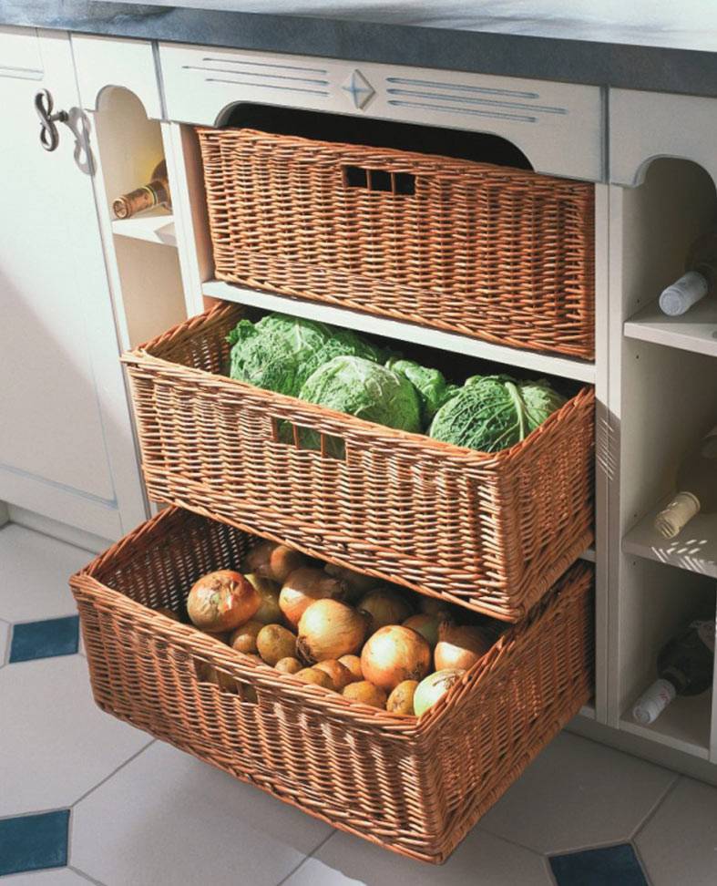 Как правильно хранить овощи на кухне, чтобы они дольше оставались свежими и не портились | mohitto.ru