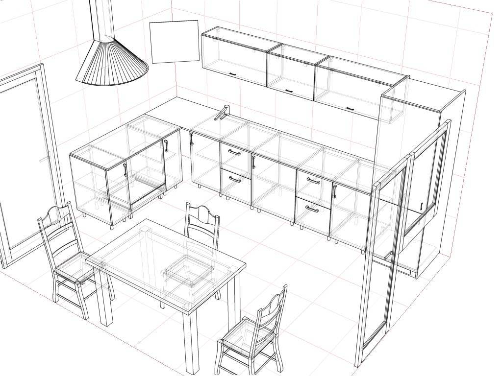 Схема угловой кухни: делаем своими руками расчет и проектирование гарнитура