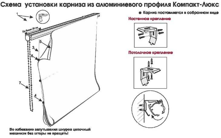 Мастер повесить карниз