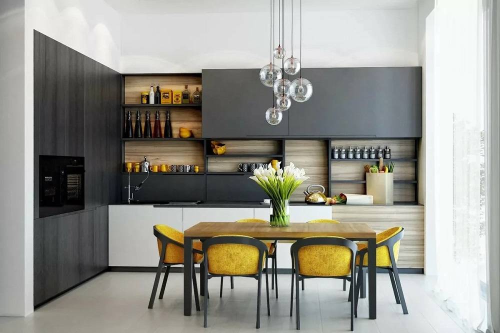 Дизайн кухни 6 кв. м. (150 реальных фото) - самые красивые идеи и новинки дизайна маленькой кухни