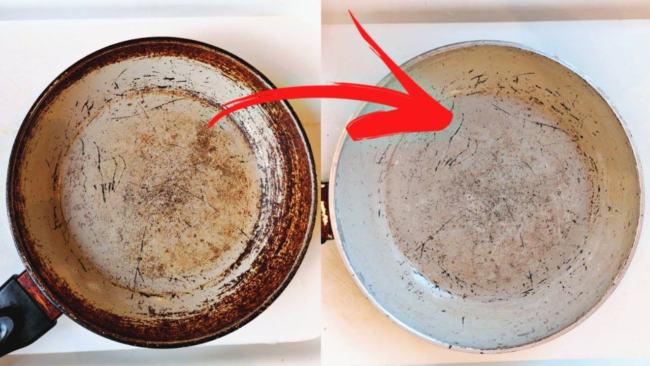 Как очистить от многолетнего нагара чугунную сковороду