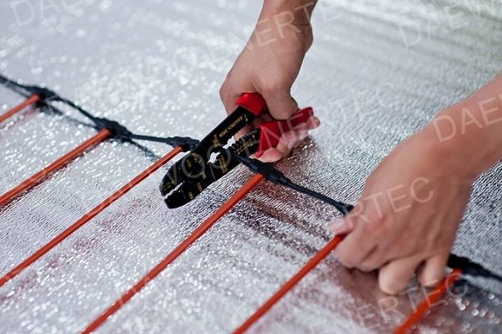Стержневой теплый пол