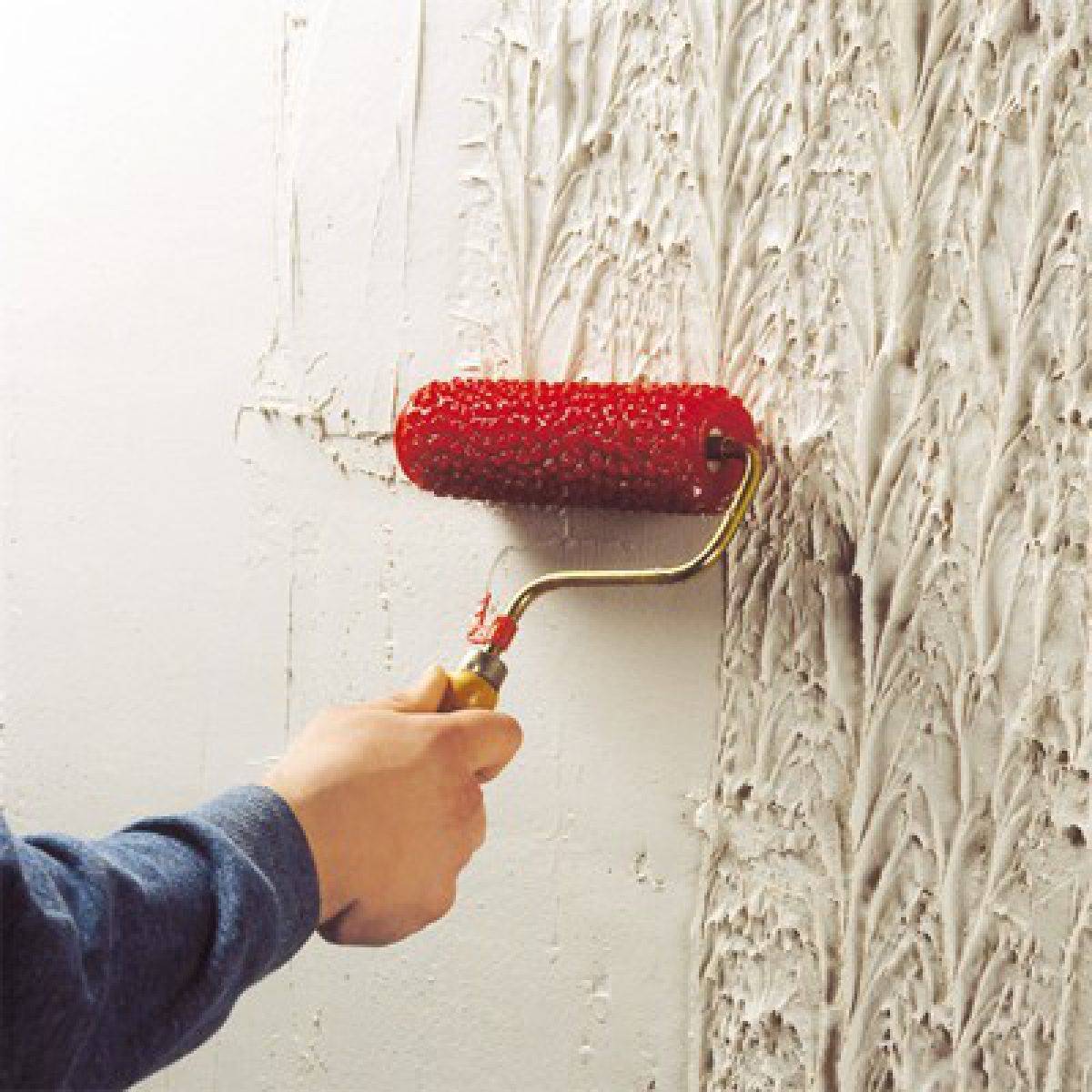 Краска для стен с эффектом шероховатости - как наносить, варианты фактур