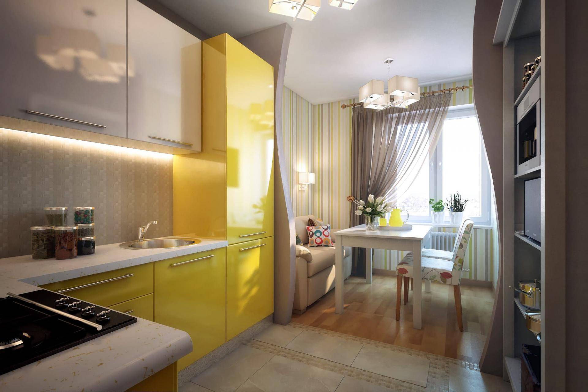 Дизайн прямоугольной кухни: планировка и фото интерьера, особенности помещения данной формы