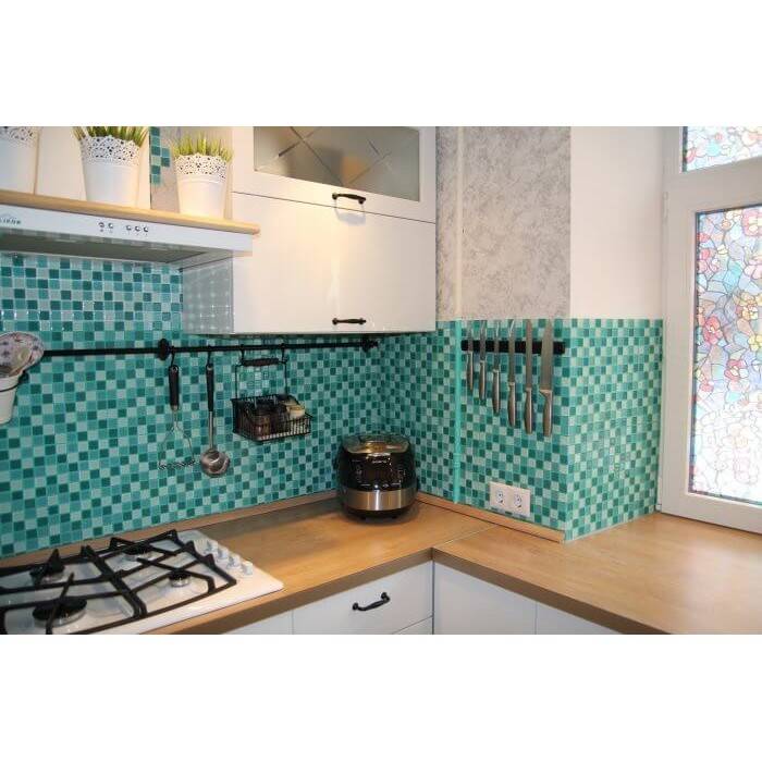 Укладка мозаики на фартук своими руками – блог про кухни: все о кухне – kuhnyamy.ru