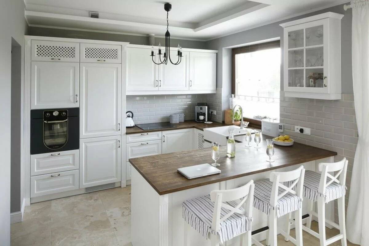 Белая кухня, статья и 110 фото интерьеров