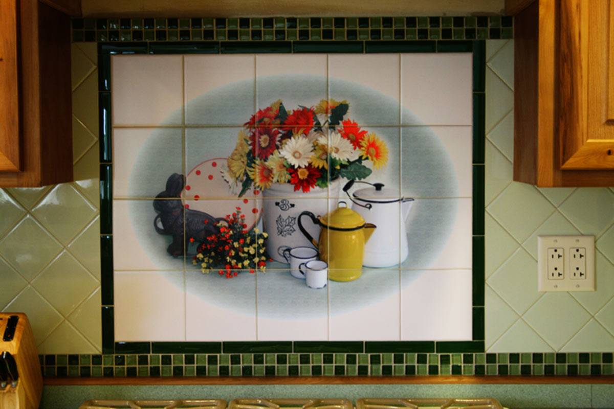 Плитка для кухни: 51 фото идей использования плитки на кухне