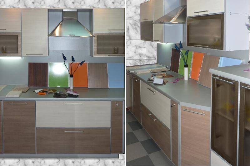 Фасады для кухни в алюминиевой рамке реальные фото примеры, плюсы и отзывы - строительный проект