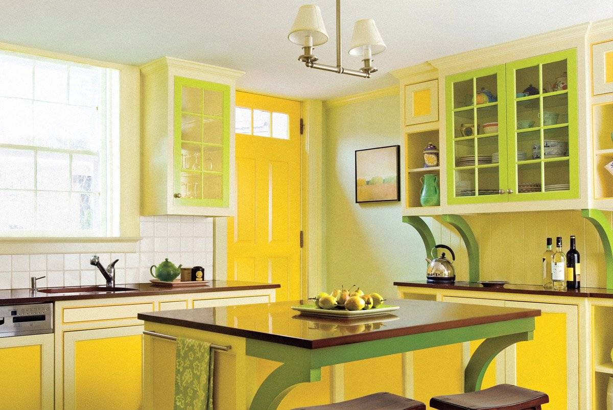 Желтая кухня в интерьере: фото с примерами кухни в желтом цвете и сочетания цветов в дизайне