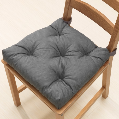 Подушки на стулья своими руками: выбор дизайна и подбор материала, как можно закрепить подушку