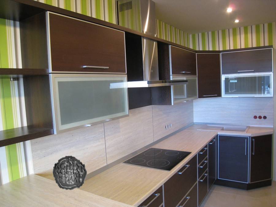 Использование алюминиевых фасадов для кухонной мебели