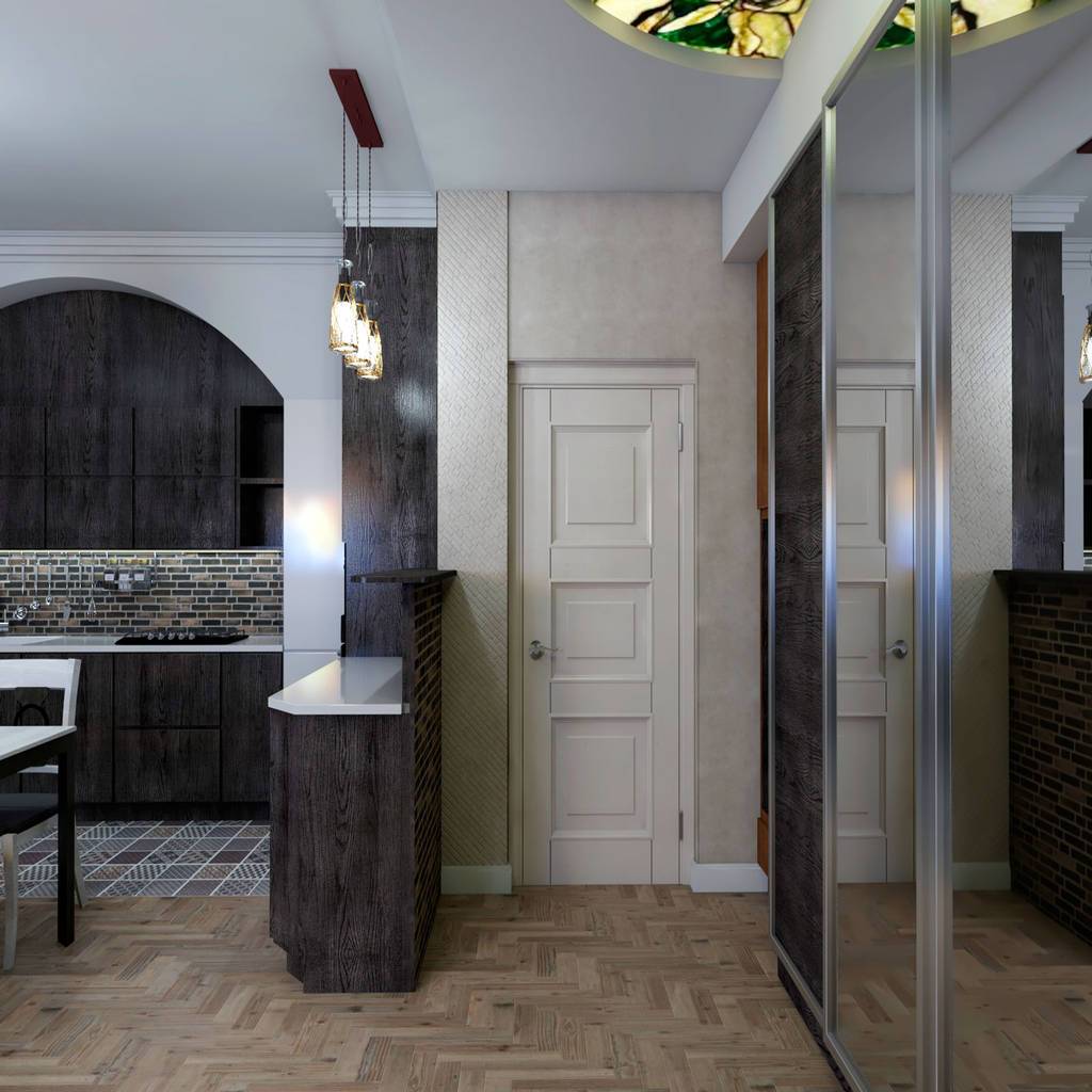 Кухня в прихожей: правила и планировка кухни в коридоре (52 фото) | современные и модные кухни