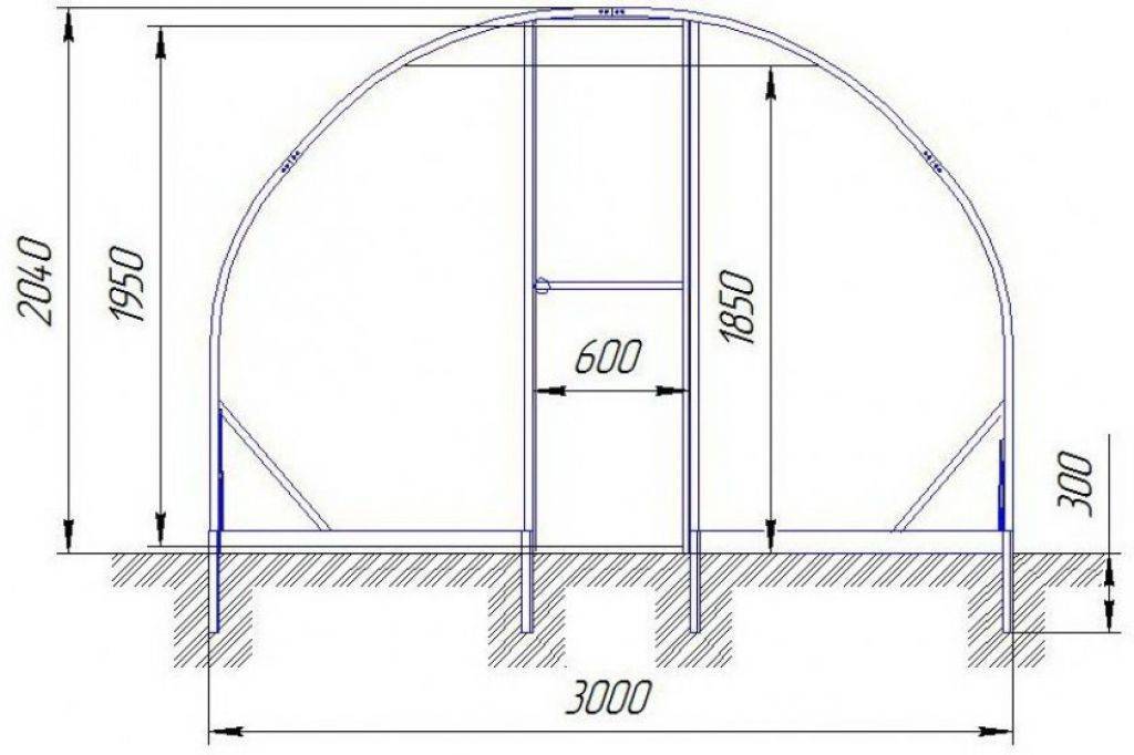 Теплицы шириной 2 метра: парник из поликарбоната, высота и размер, метровая длина