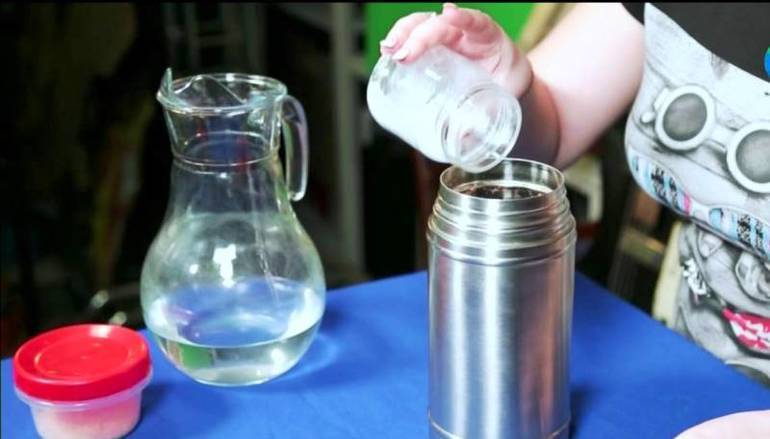 Как очистить термос из нержавейки от чайного налета и накипи
