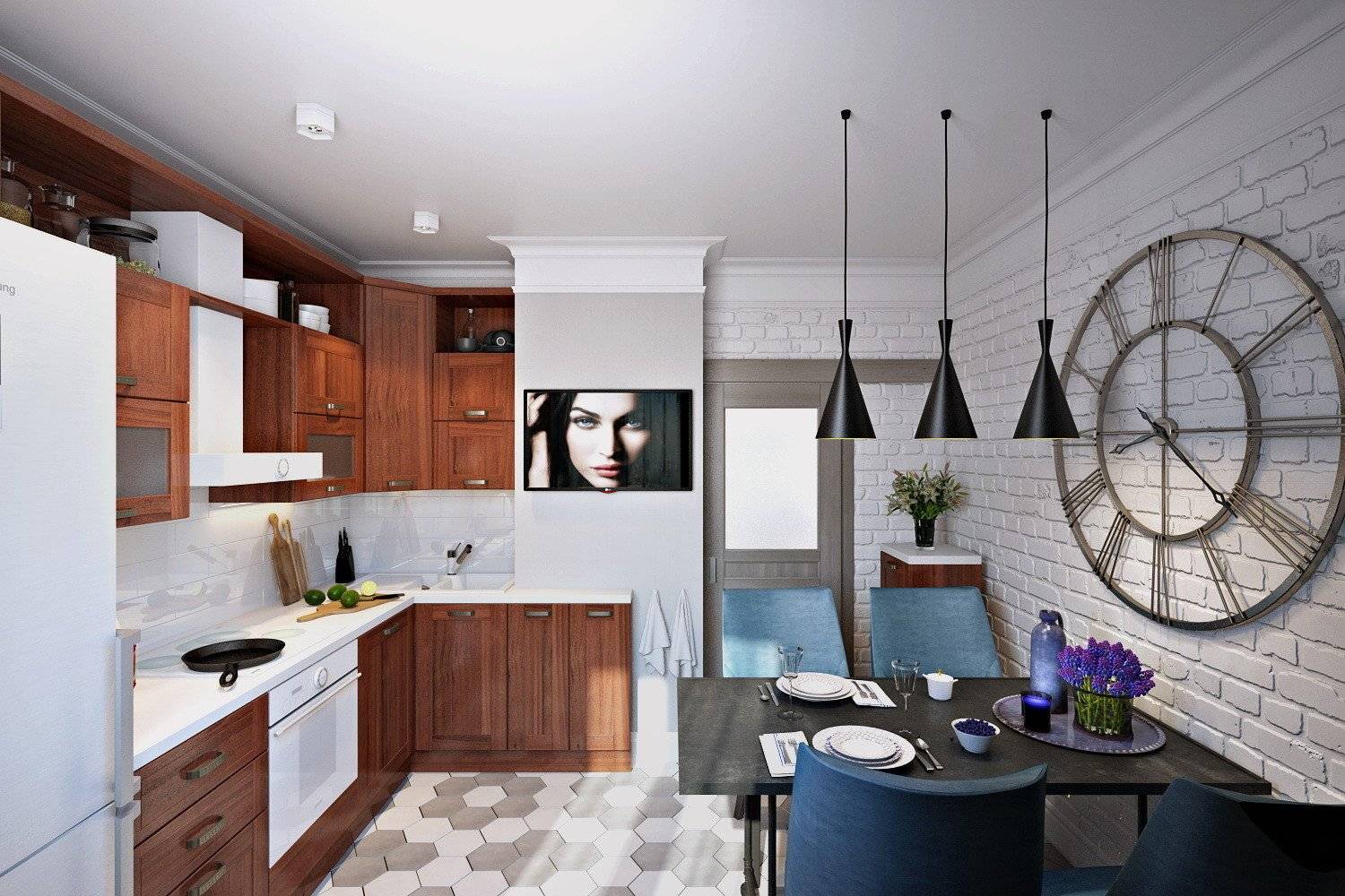 Дизайн кухни в квартире - какие зоны должны присутствовать, цветовая гамма, как правильно выбрать мебель и кухонный гарнитур, стиль интерьера