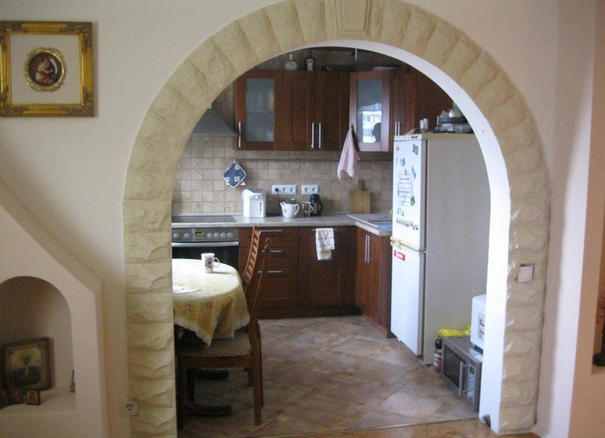 Арка на кухню вместо двери: 115+ (фото) дизайна между комнатами