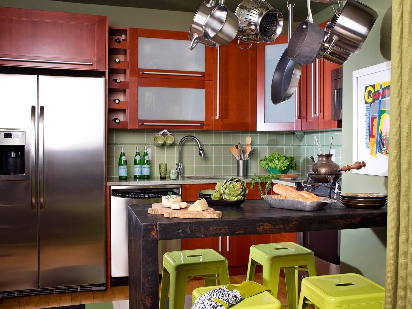 Кухонные гарнитуры для маленьких кухонь: оптимизация пространства