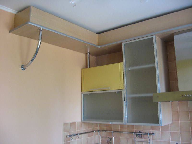 Вентиляционный короб на кухне: главное о его формах и декоре
