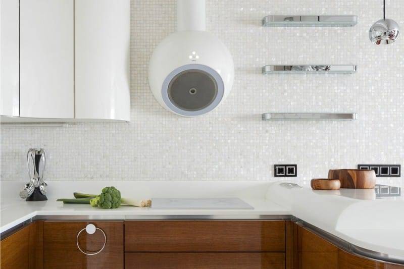 Дизайн кухонного фартука из мозаики: 100+ реальных фото