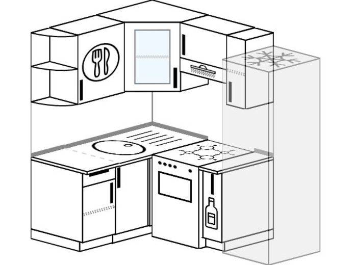Планировка кухни 6 метров с холодильником и стиральной машиной – примеры и решения