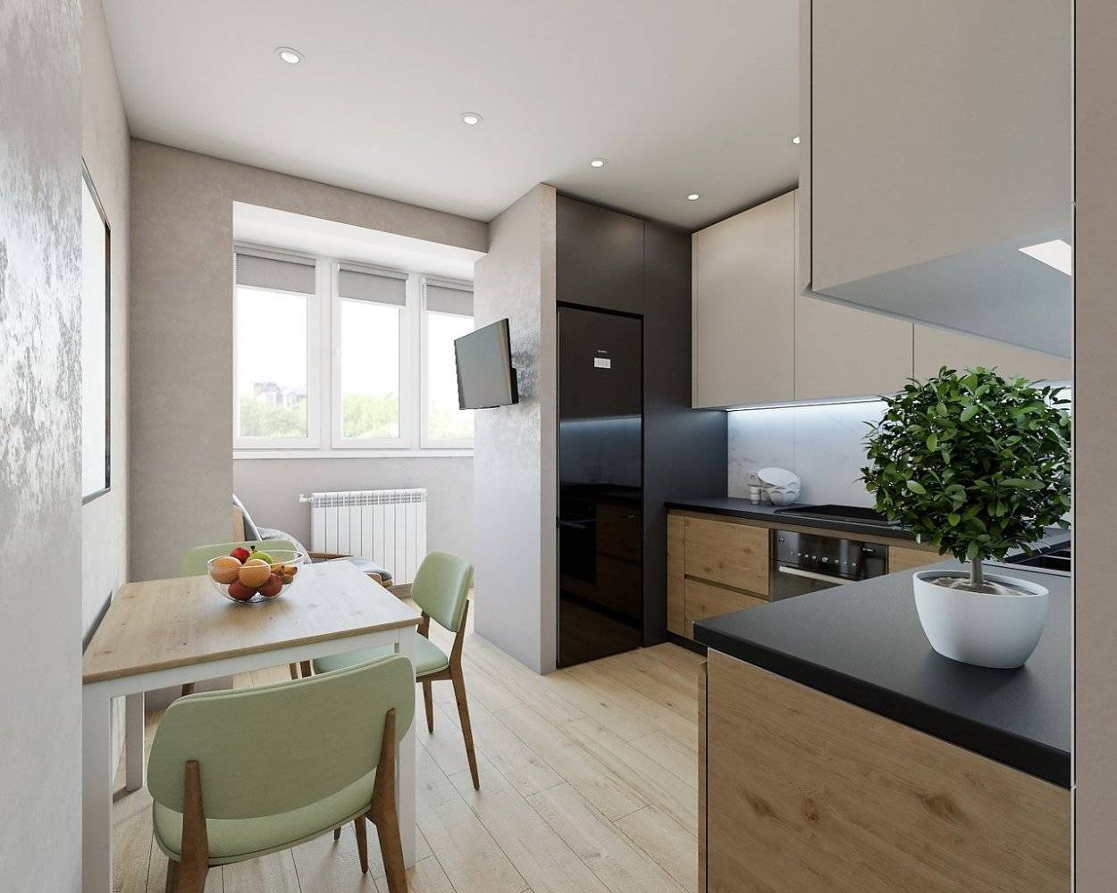 Дизайн кухни 9 кв. м с фото 2022 года: новые тенденции, стили, мебель, обои, потолок, новинки интерьера