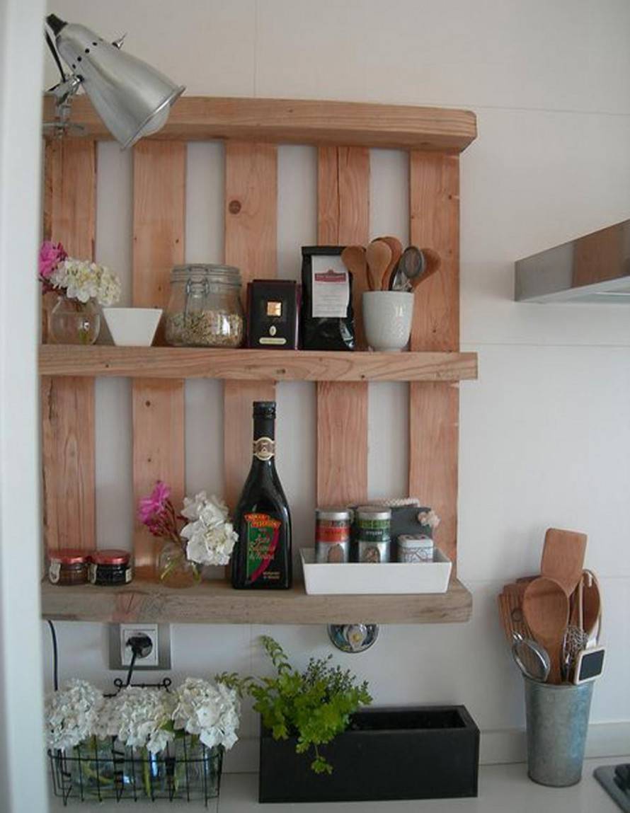 Стеллаж для кухни: дерево, металл, сделать своими руками, фото в интерьере