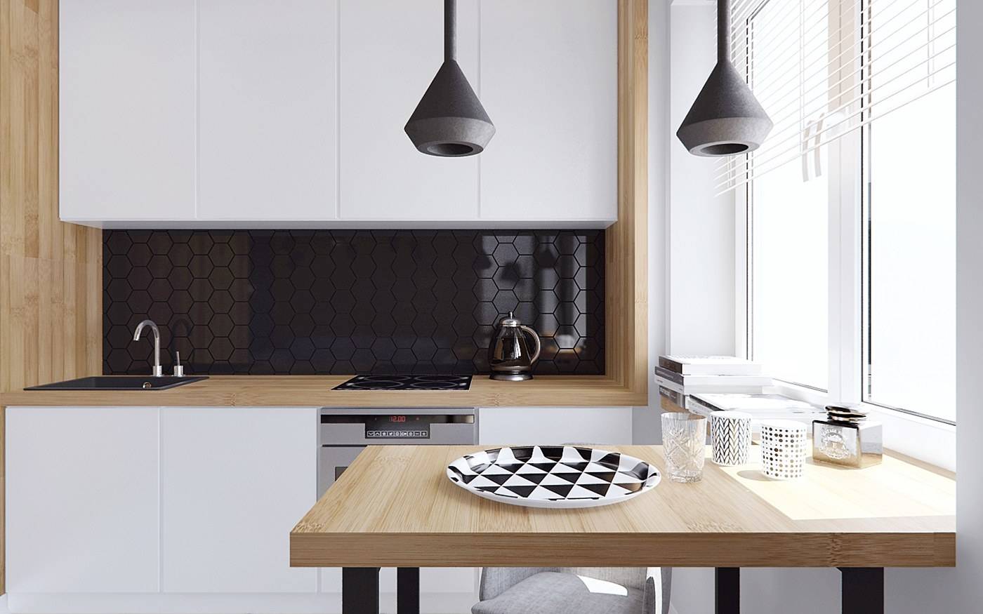 Кухня гостиная в стиле минимализм: 100 примеров стильного дизайна