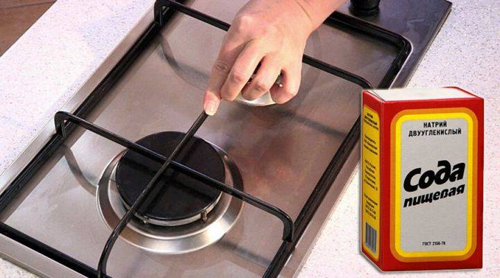 Как очистить плиту от жира и нагара