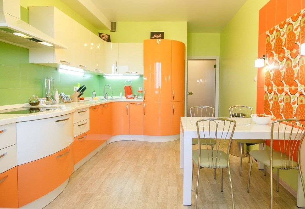 Оттенки оранжевого: с чем сочетается апельсиновый цвет в интерьере кухни со стенами и гарнитуром, фартуком
