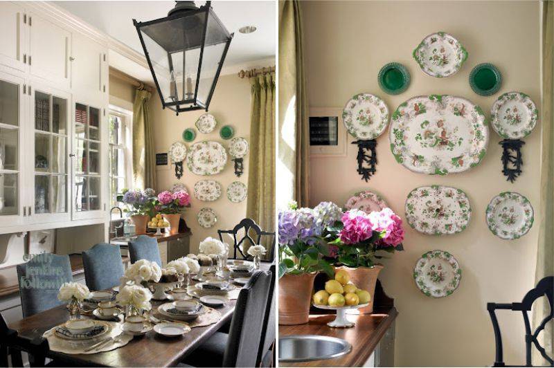100 лучших фото идей: декоративные тарелки на стену