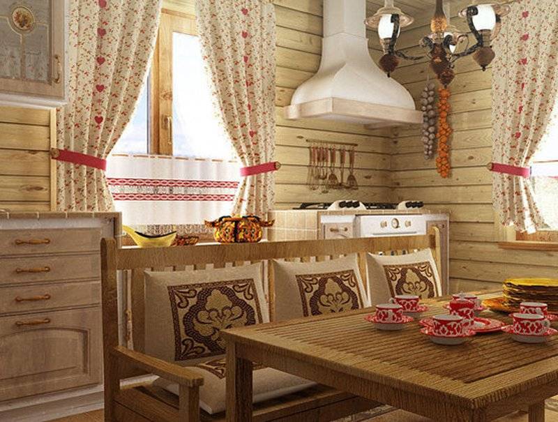 Кухня в русском народном стиле: особенности и подвиды