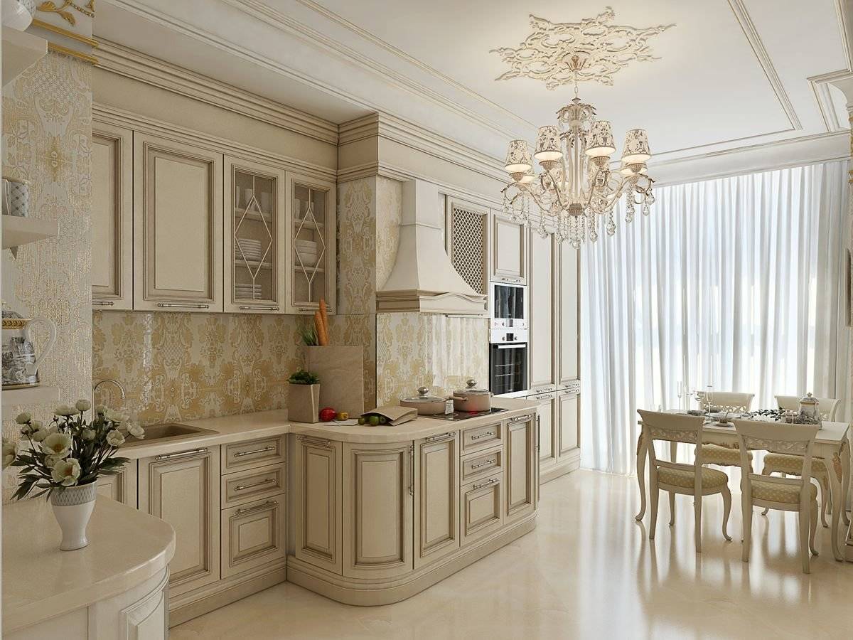 Кухня в классическом стиле: варианты планировки и отделки кухни в классическом стиле (120 фото)