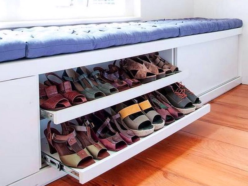 20 идей, как хранить обувь без коробок, если у вас ее действительно много