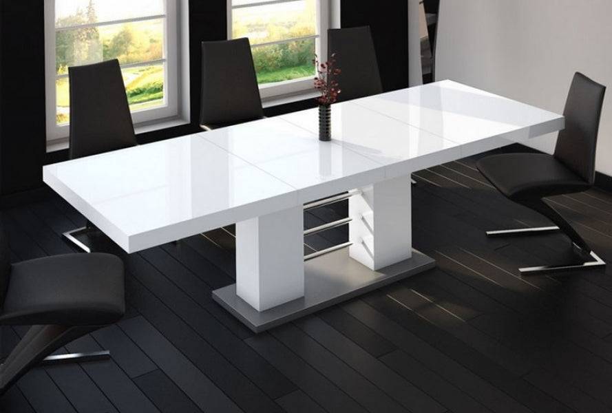 Белый стол - как сделать стильный и красивый стол белого цвета своими руками (115 фото)