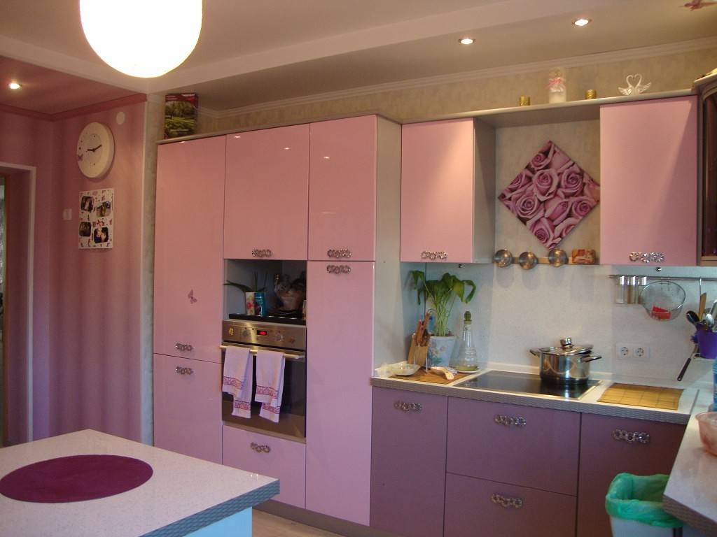 Розовая кухня (80 фото): дизайн интерьера, идеи для ремонта кухни в розовом цвете - houser.su