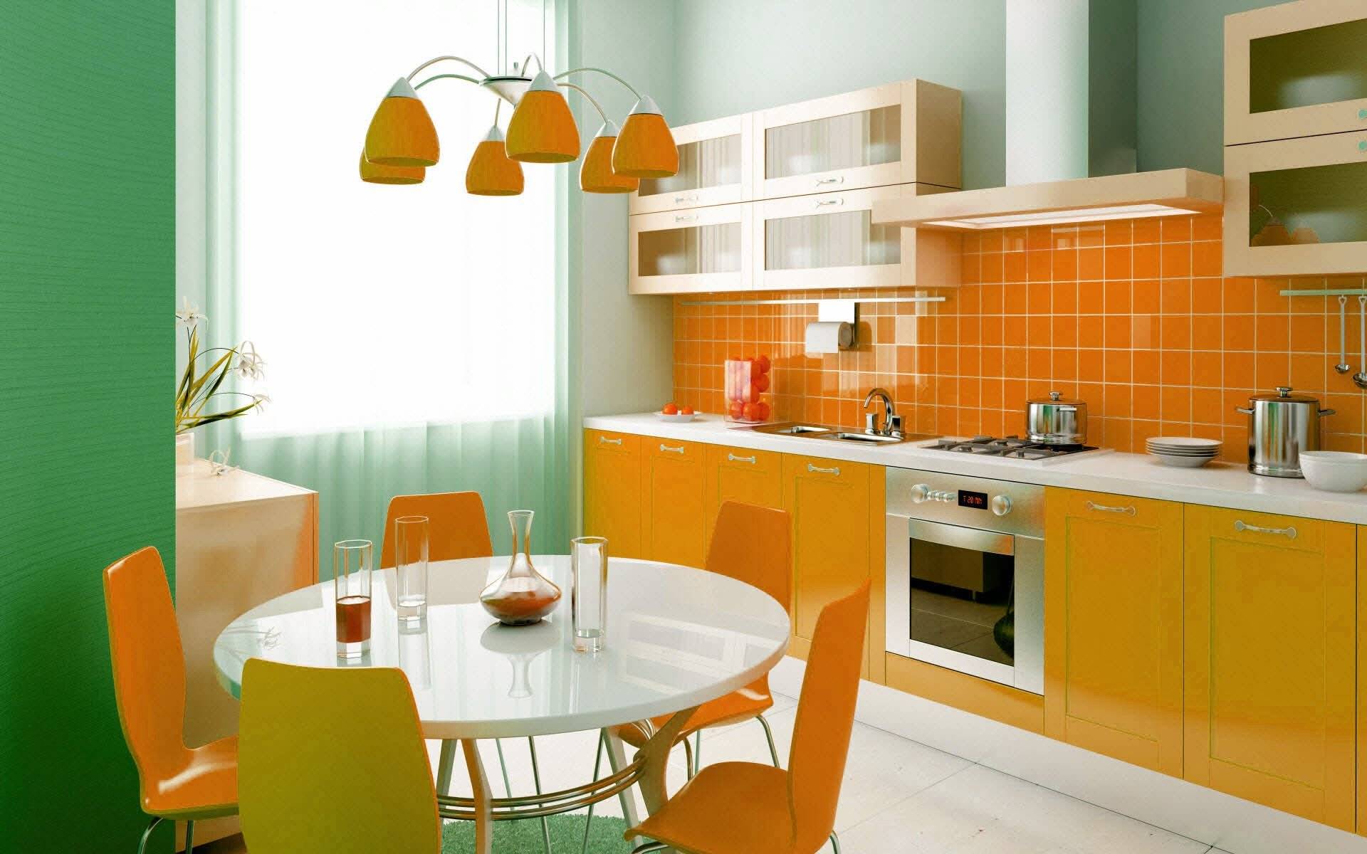 С какими цветами в интерьере сочетается оранжевый: фото самых удачных вариантов - samvsestroy.ru