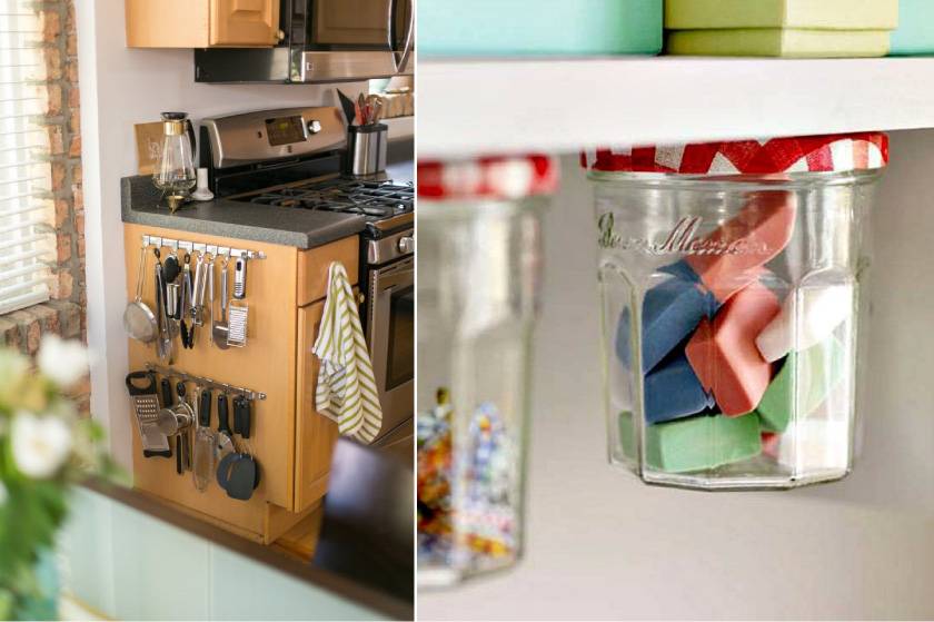 25 оригинальных идей для кухни, чтобы оптимизировать пространство