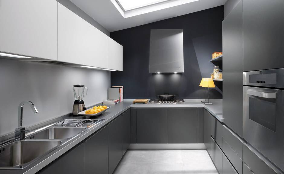 Дизайн кухни серого цвета: 85 фото реальных идей оформления кухни в сером