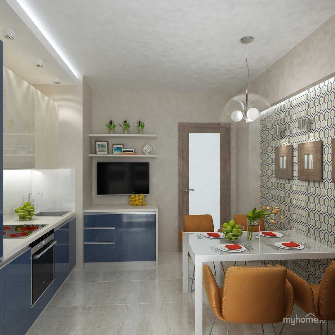 Кухня в квадрате: нюансы размещения мебели и варианты дизайна, как расположить гарнитур и бытовую технику в зависимости от площади помещения - 18 фото