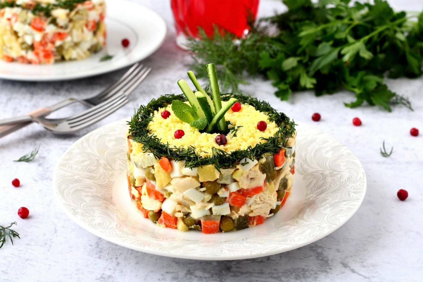 Вкусные салаты на новый год 2024: рецепты с фото пошагово простые, легкие, идеи как украсить