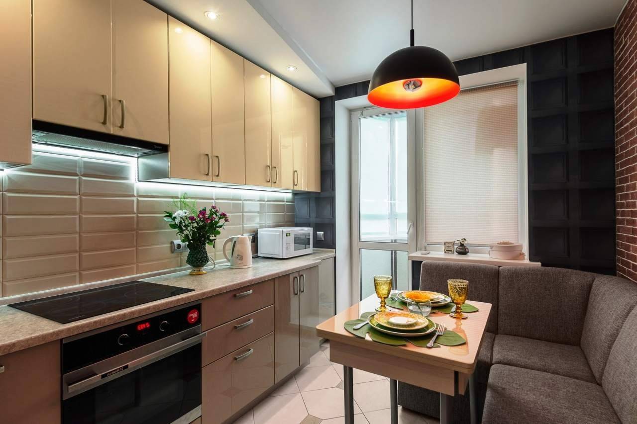 Дизайн кухни 8 кв. м. - особенности выбора планировки и стиля, фото подборка