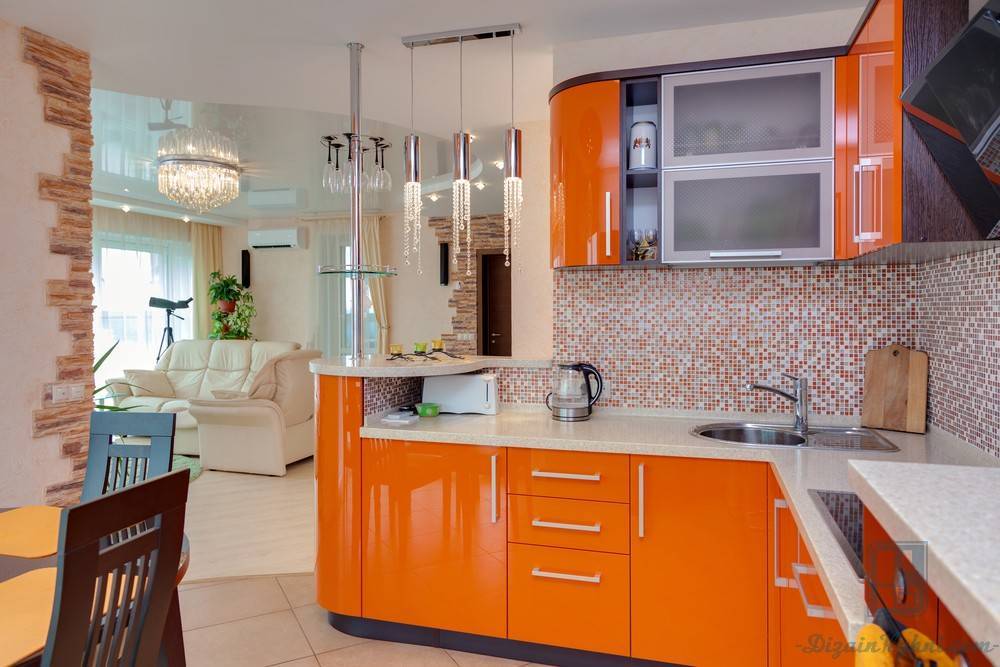 Кухня оранжевого цвета: 100+ фото примеров и оригинальных идей
